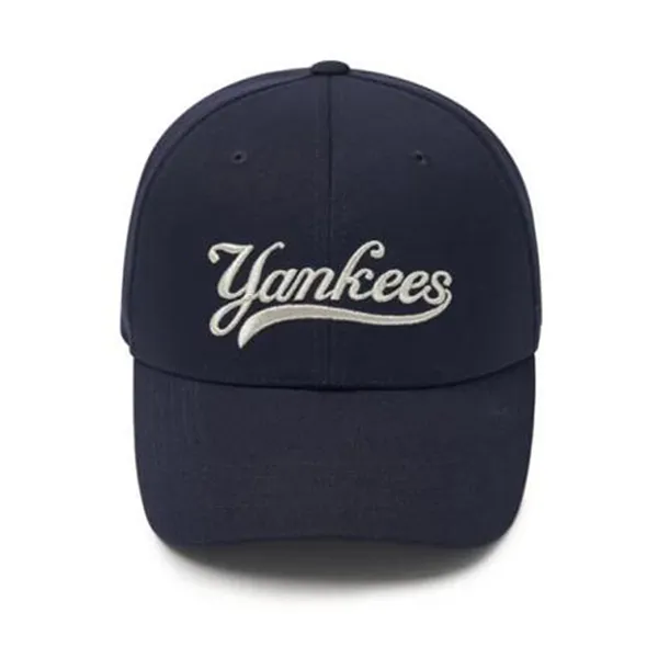 Mũ MLB Cursive Lettering Bling Structure Ball Cap 3ACPVL54N-50NYS Màu Xanh Navy