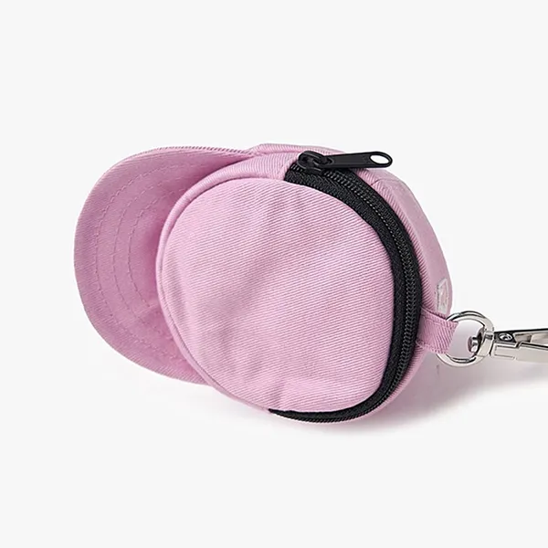 Mũ MLB Cursive Logo Baseball Cap Pouch Keyring 3APOV015N-45PPL Màu Hồng