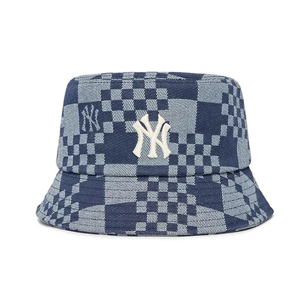 Mũ MLB Denim Bucket Hat New York Yankees 3AHTCC12N-50NYD Màu Xanh Size 57