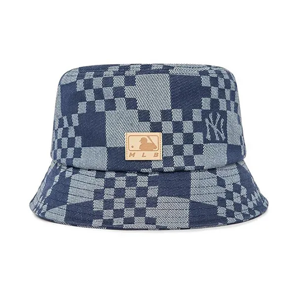 Mũ MLB Denim Bucket Hat New York Yankees 3AHTCC12N-50NYD Màu Xanh Size 57