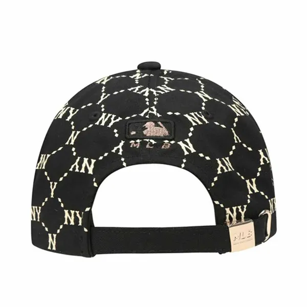 Mũ MLB Dia Monogram Cured Adjustable Cap New York Yankees 32CPFH111-50L Màu Đen Họa Tiết