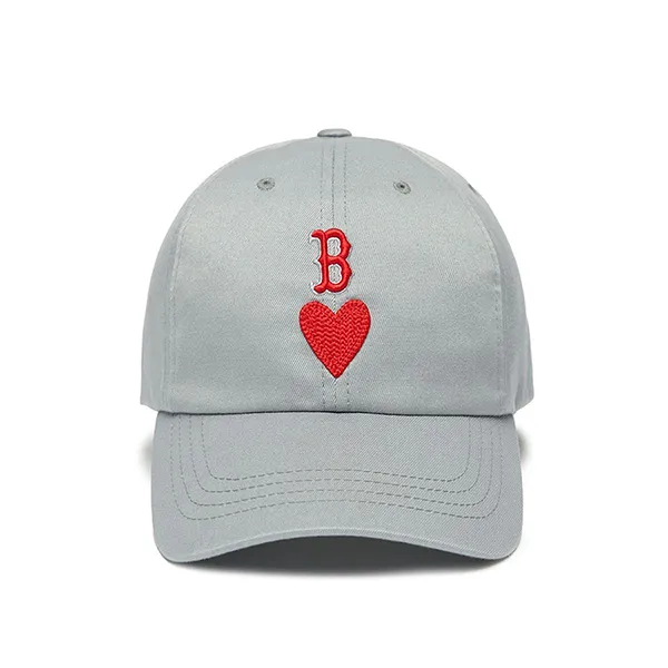 Mũ MLB Heart Cotton Unstructured Ball Cap B 3ACP0091N-43GRS Màu Xám