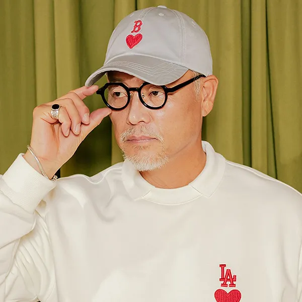 Mũ MLB Heart Cotton Unstructured Ball Cap B 3ACP0091N-43GRS Màu Xám