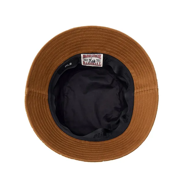 Mũ MLB Jacquard Dia Monogram Boston Red Sox Bucket Hat 3AHTM024N-43CAS Màu Nâu Size 57