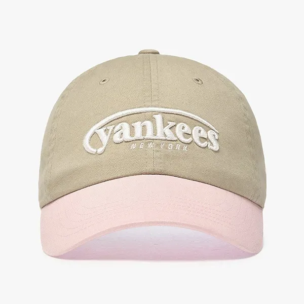 Mũ MLB Jelly Color Unstructured Unisex Baseball Cap 3ACPV325N 50BGS Màu Be Hồng