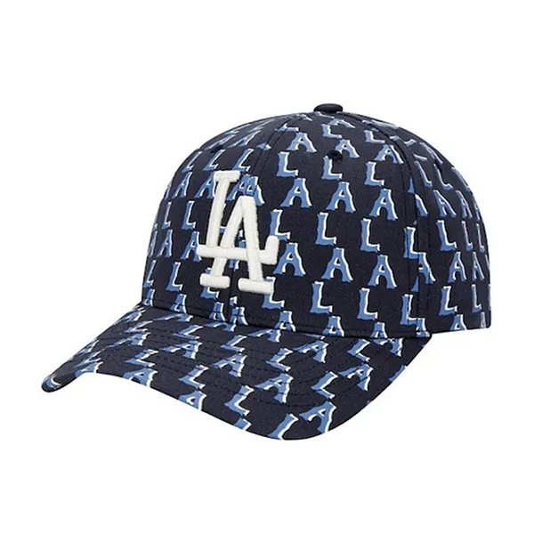 Mũ MLB LA Dodgers High Monogram Curve Adjustable Cap 32CPFD011-07U Màu Xanh Navy