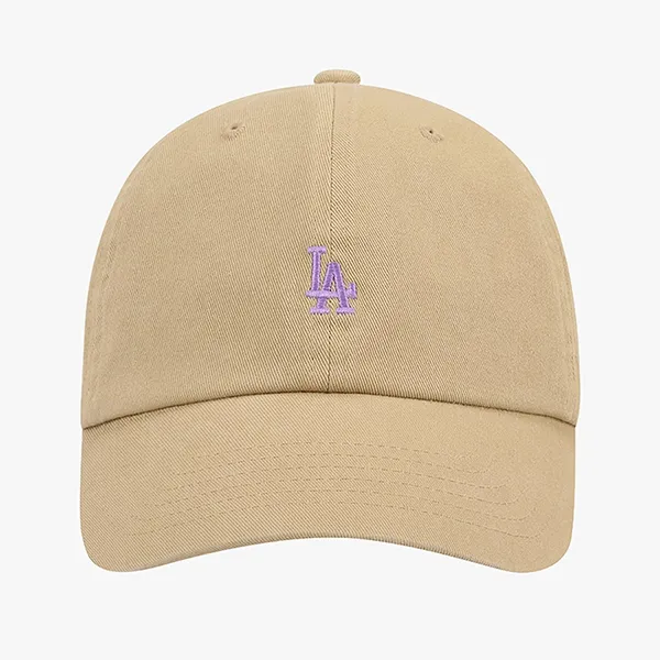 Mũ MLB Los Angeles Dodgers Nano-Logo Unstructured Ball Cap Beige 32CPNA111 Màu Be