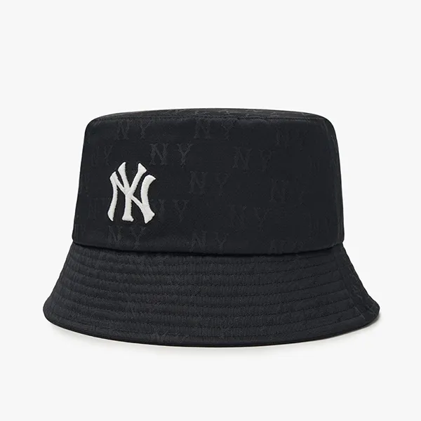 Mũ MLB Monogram Classic Bucket Hat 3AHTM124N-50BKS Màu Đen Size 57