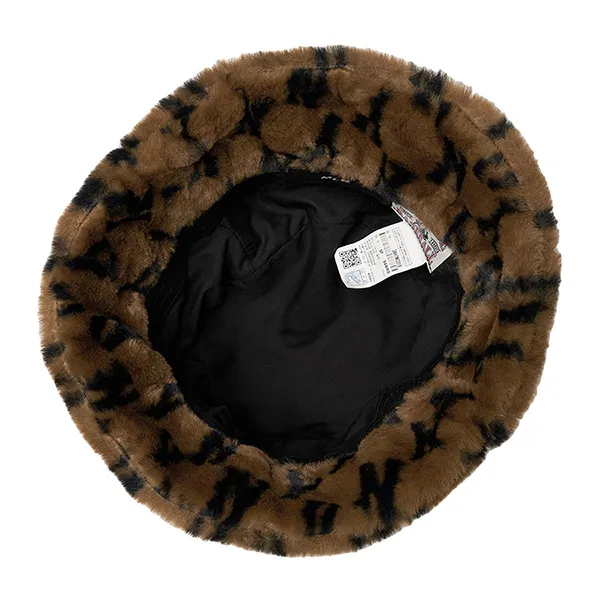 Mũ MLB Monogram Fur Hat New York Yankees 3AHTM0316-50BRD Màu Nâu Size 57