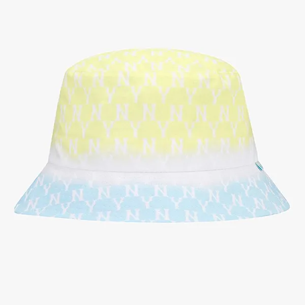 Mũ MLB Monogram Tie-Dying New York Yankees Bucket Hat 32CP32111-50U Màu Vàng/Xanh Size 57