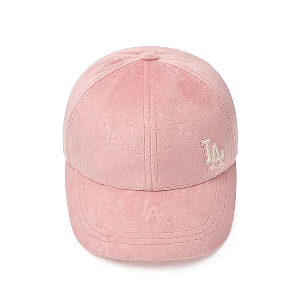 Mũ MLB Monogram Velvet Embo Structured Ball Cap New York Yankees Pink 3ACPMV046-07PKM Màu Hồng
