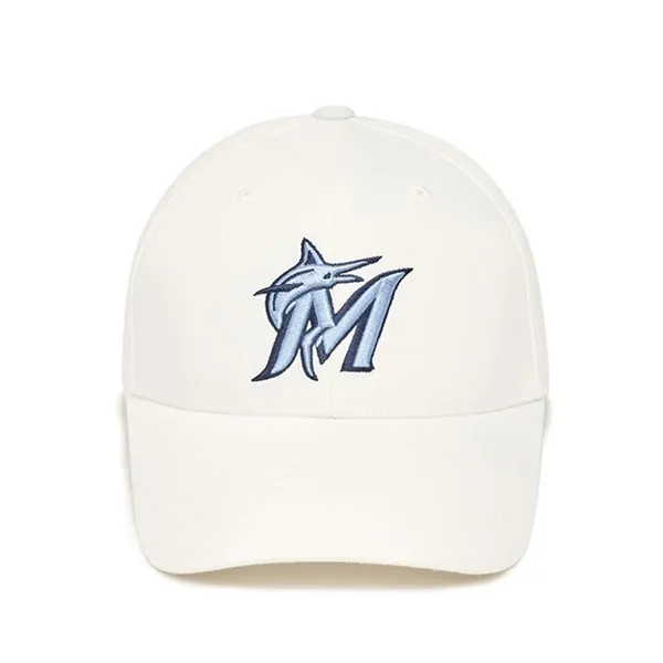 Mũ MLB New Fit Structure Ball Cap Miami Marlins 3ACP0802N-05WHS Màu Trắng