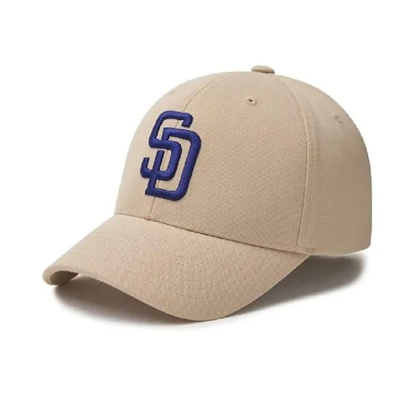 Mũ MLB Newfit Structure Ball Cap SD 3ACP0802N-13BGM Beige Màu Be
