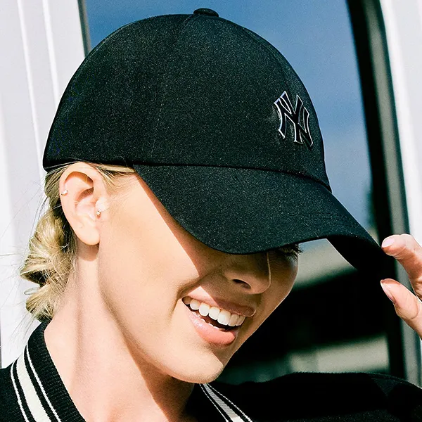 Mũ MLB Nylon Structure Cap 3ACP0123N-50BKS Màu Đen