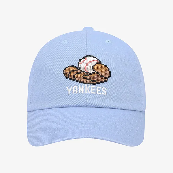 Mũ MLB Play Front Ball Cap New York Yankees 32CPRC111-50U Màu Xanh Nhạt