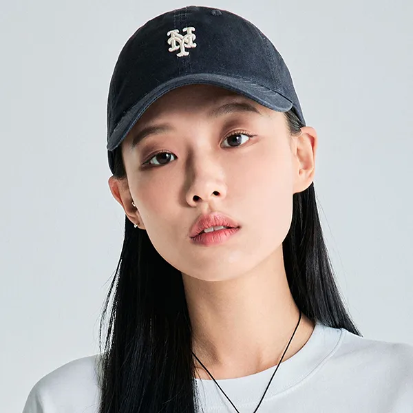 Mũ MLB Rookie Unstructured Ball Cap New York Mets 3ACP7701N-09CGS Màu Đen