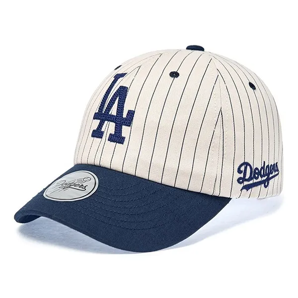 Mũ MLB Signature Stripe Unstructured Ball Cap LA 3ACPB255N 07NYS Màu Xanh Navy