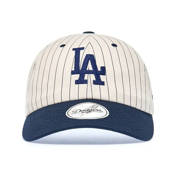 Mũ MLB Signature Stripe Unstructured Ball Cap LA 3ACPB255N 07NYS Màu Xanh Navy