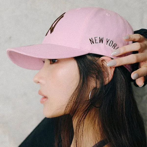 Mũ MLB Signature Structure 3ACPBB15N-50MAM Pink Màu Hồng Size 57