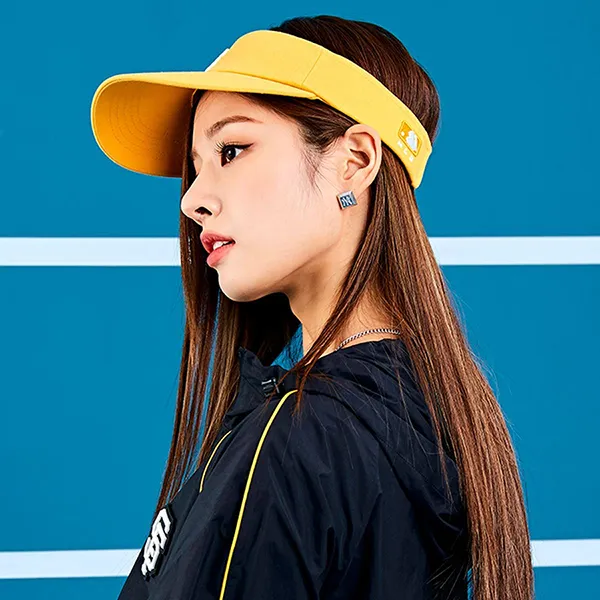 Mũ Nửa Đầu MLB Sun Cap New York Yankees 3ASC00123-14ORL Màu Vàng