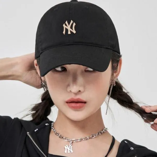 Mũ MLB Twinkle Chino Rookie Ball Cap New York Yankees Black 3ACPG011N 50GOS Màu Đen