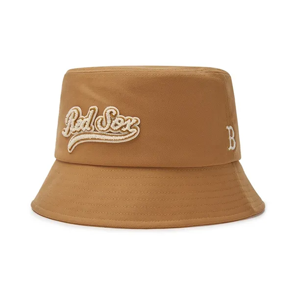 Mũ MLB Varsity Buckle Culsive Bucket Hat Boston Red Sox 3AHTV034N-43CAS Màu Nâu Camel Size 57