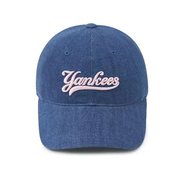 Mũ MLB Varsity Culsive Lettering Denim Unstructured Ball Cap NY Yankees 3ACPVD14N-50INS Màu Xanh Đậm