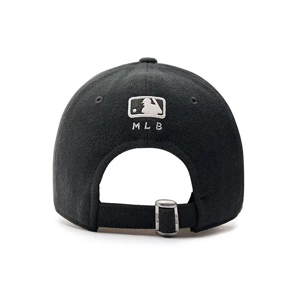 Mũ MLB Varsity LA Wool Textured Ball Cap Black 3ACPV0236-50CGS Màu Đen Trắng