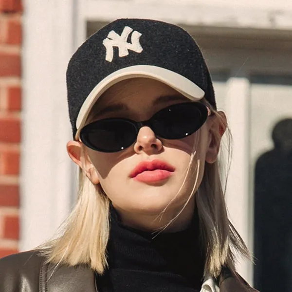 Mũ MLB Varsity LA Wool Textured Ball Cap Black 3ACPV0236-50CGS Màu Đen Trắng