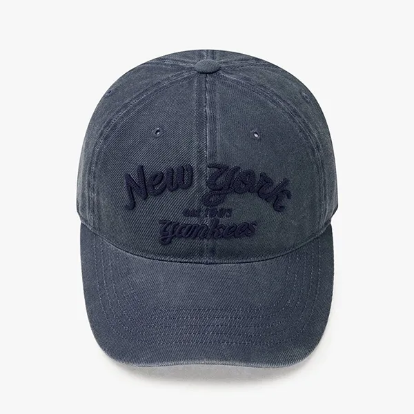 Mũ MLB Varsity Lettering Denim Unstructured Ball Cap New York Yankees 3ACPDS14N-50INS Màu Xanh Chàm