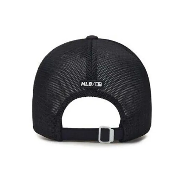 Mũ MLB Varsity Lettering Mesh Cap NY 3AMCV0143 Màu Đen Trắng