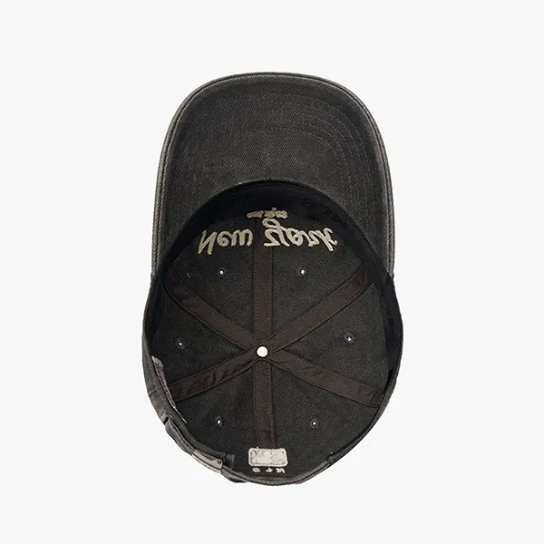 Mũ MLB Varsity Lettering Pigment Unstructured Ball Cap Boston Red Sox 3ACPDS14N-50CGS Màu Xám Đen