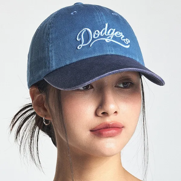 Mũ MLB Varsity Vintage Culsive Color Block Unstructured Ball Cap LA Dodgers Indigo 3ACPVL74N-07INP Màu Xanh Đậm