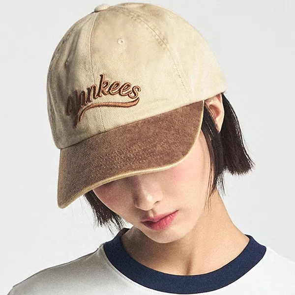 Mũ MLB Varsity Vintage Culsive Color Block Unstructured Ball Cap NY Yankees 3ACPVL74N-50SAS Màu Nâu/Be