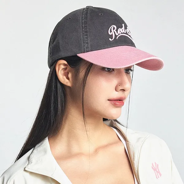 Mũ MLB Varsity Vintage Culsive Color Block Unstructured Ball Cap Red Sox 3ACPVL74N-43CGS Màu Xám/Hồng