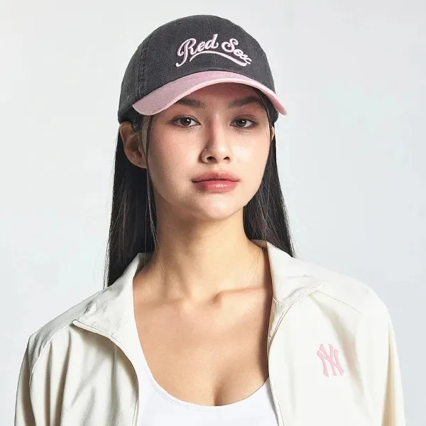 Mũ MLB Varsity Vintage Culsive Color Block Unstructured Ball Cap Red Sox 3ACPVL74N-43CGS Màu Xám/Hồng