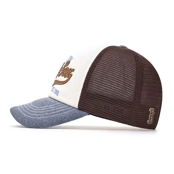 Mũ MLB Varsity Vintage Mesh 3AMCV0153-43NYS Màu Nâu Trắng