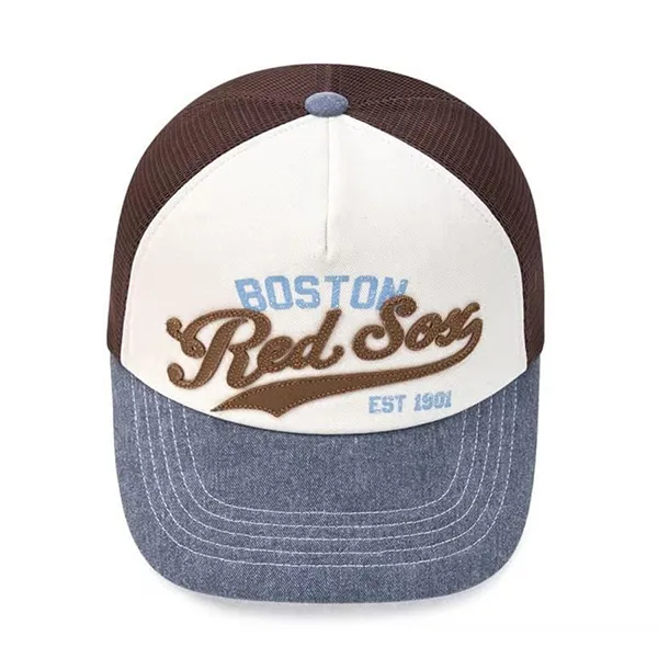 Mũ MLB Varsity Vintage Mesh 3AMCV0153-43NYS Màu Nâu Trắng