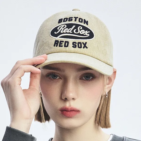 Mũ MLB Varsity Vintage Oval Stitch Cursive Unstructured Ball Cap Los Angeles Dodgers 3ACPV055N-43BGL Màu Be