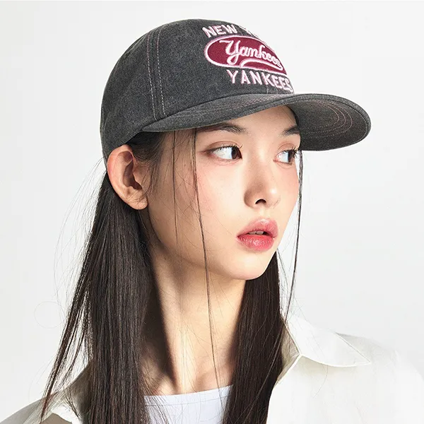 Mũ MLB Varsity Vintage Oval Stitch Cursive Unstructured Ball Cap Los Angeles Dodgers 3ACPV055N-50CGS Màu Xám Đậm