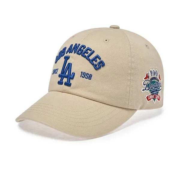 Mũ MLB Vintage Cooperstown Patch Unstructured Ball Cap LA Dodgers 3ACPB105N-07BGS Màu Be