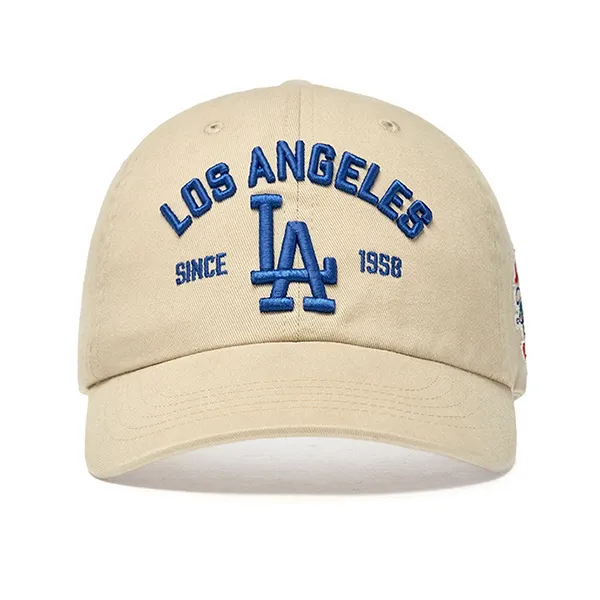 Mũ MLB Vintage Cooperstown Patch Unstructured Ball Cap LA Dodgers 3ACPB105N-07BGS Màu Be