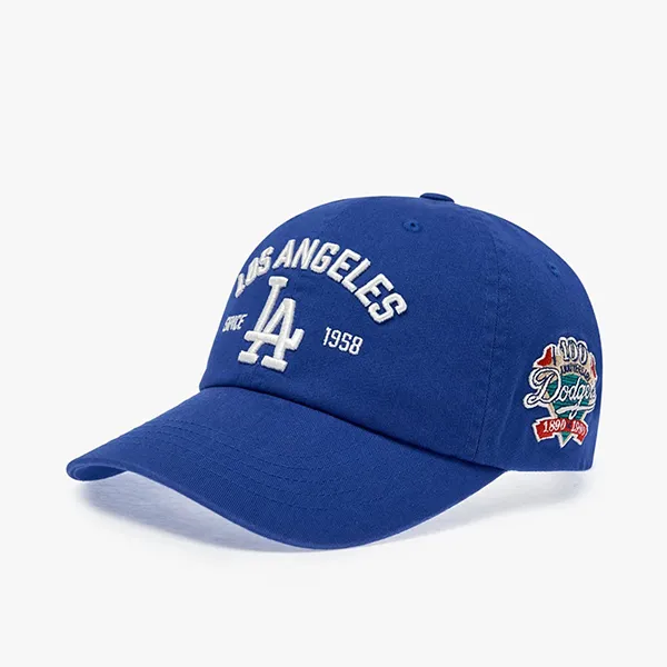 Mũ MLB Vintage Cooperstown Patch Unstructured Ball Cap LA Dodgers 3ACPB105N-07BLS Màu Xanh Blue