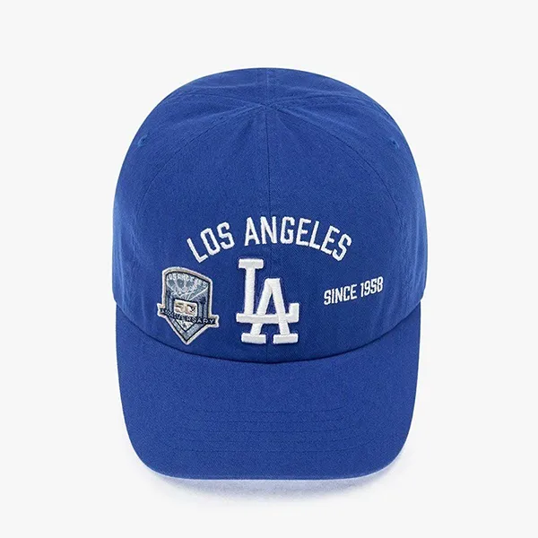 Mũ MLB Vintage Patch Unstructured Ball Cap LA Dodgers 3ACPB175N-07BLS Màu Xanh Blue