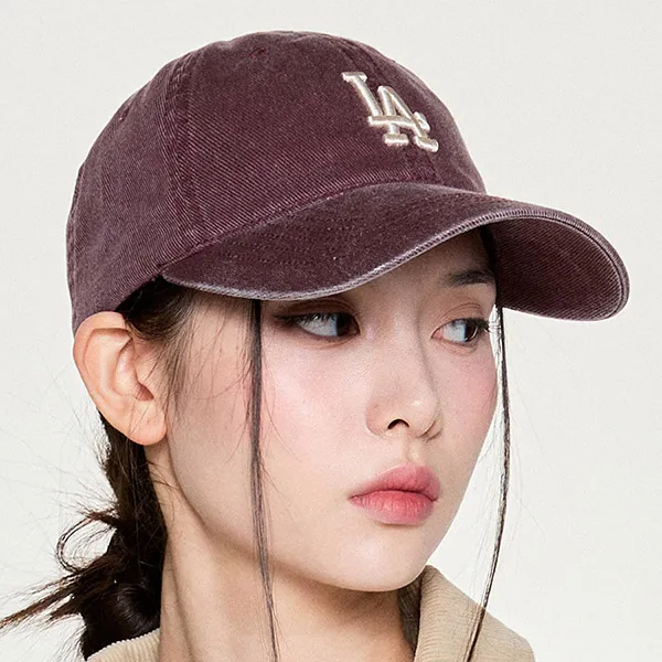 Mũ MLB Washed Unstructured Ball Cap LA Dodgers 3ACPVV14N-07WID Màu Đỏ Thẫm