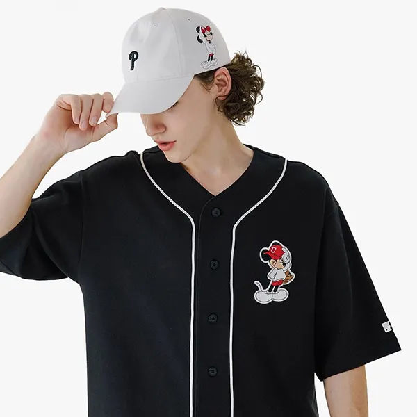 Mũ MLB x Disney 32CPKB011-10W Màu Trắng