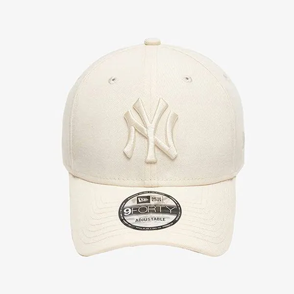 Mũ New Era MLB Hat NQB 12718144 Basic Tonal New York Yankees Ball Cap Màu Trắng Kem