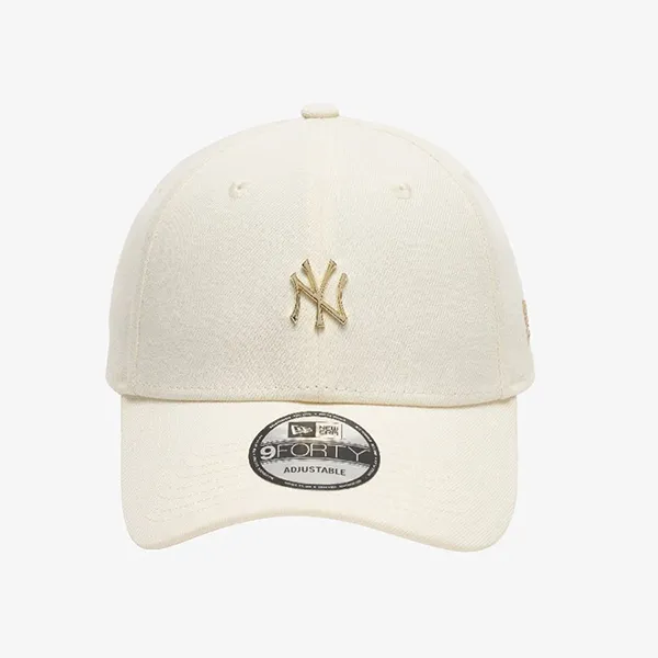 Mũ New Era MLB New York Yankees Gold Mini Metal Ball Cap Wine Cork 14205814 Màu Trắng Kem