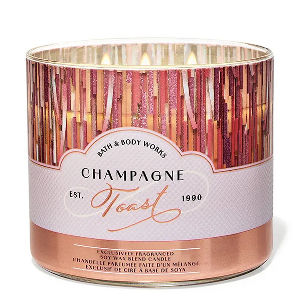 Nến Thơm Bath & Body Works Champagne Toast 3-Wick Candle 411g