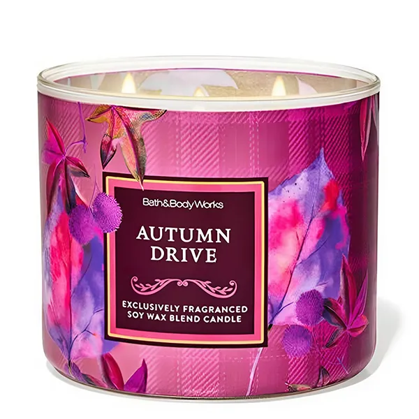 Nến Thơm 3 Bấc Bath & Body Works Autumn Drive 3-Wick Candle